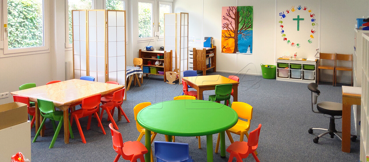 Schulcontainer Klassenzimmer von KMS Mietcontainer