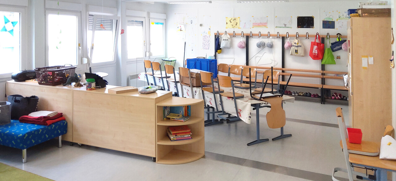 Schulcontainer Klassenzimmer von KMS Mietcontainer